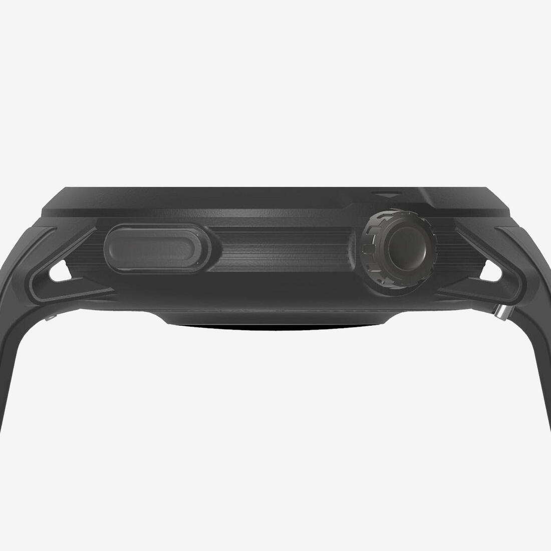 Montre connectée sport GPS écran AMOLED, Pace Pro noir