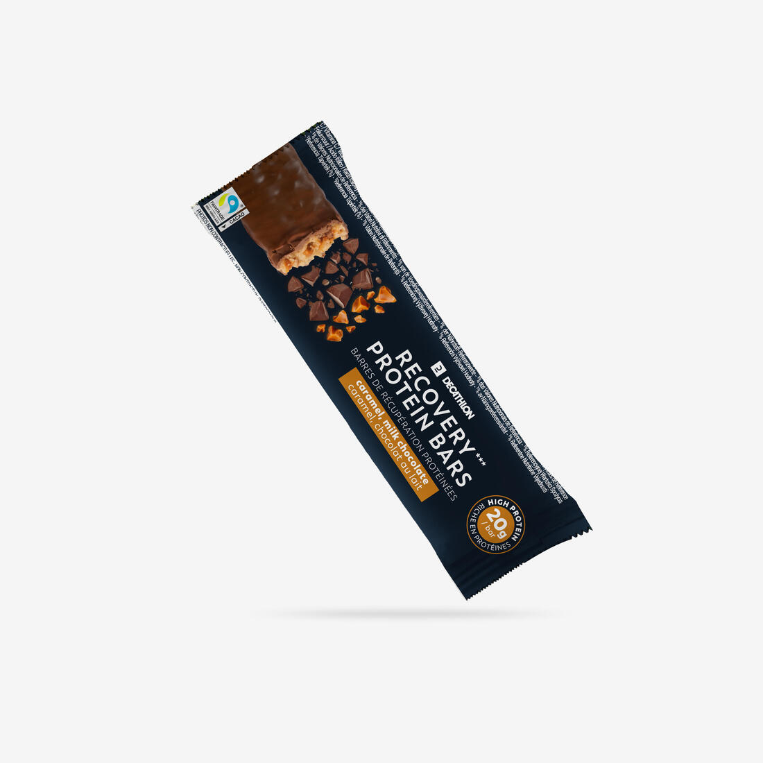 Barre protéinée de récupération chocolat au lait caramel, x1