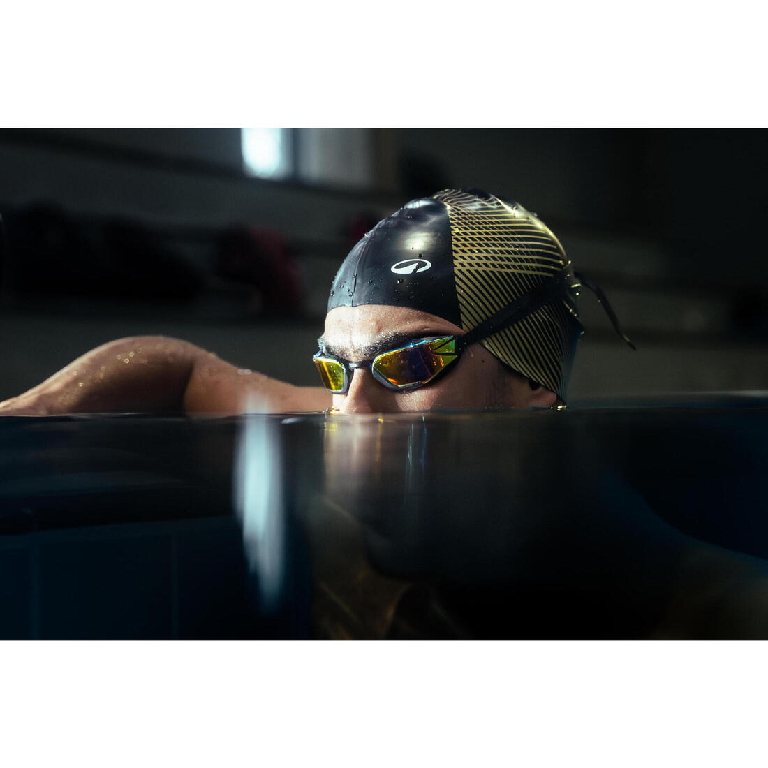 Bonnet de bain en silicone taille unique, geol