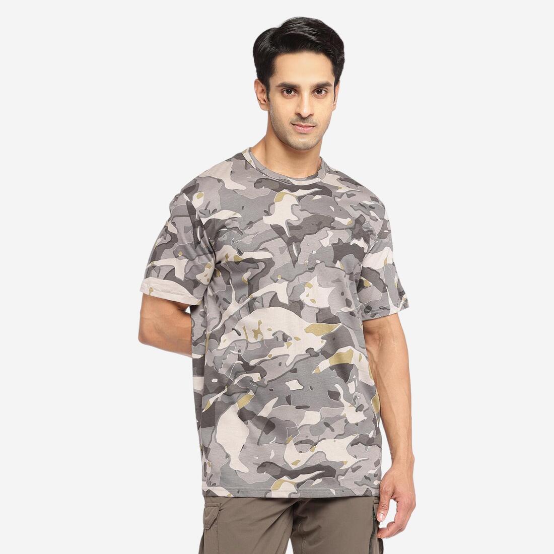 T-shirt manches courtes chasse 100 camouflage WL V1