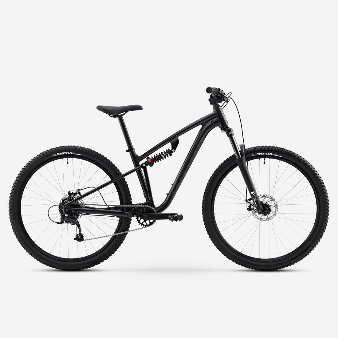 Vélo VTT randonnée tout suspendu 29" cadre aluminium, EXPL 100 S