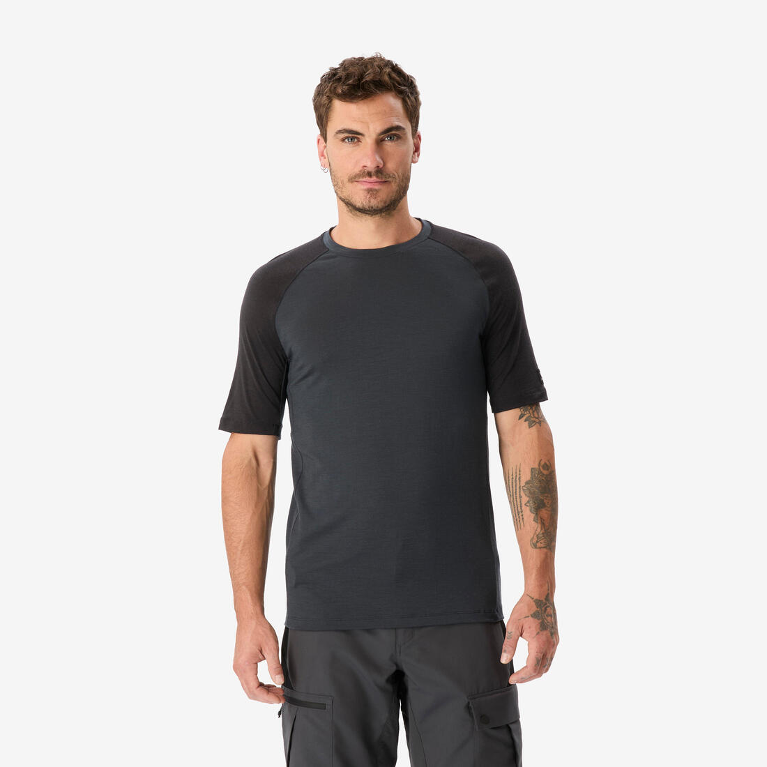 T-shirt manches courtes en laine mérinos homme, Merino Resist