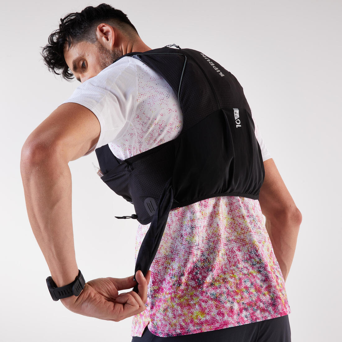 Sac trail running 10l mixte - vendu avec poche à eau 1l
