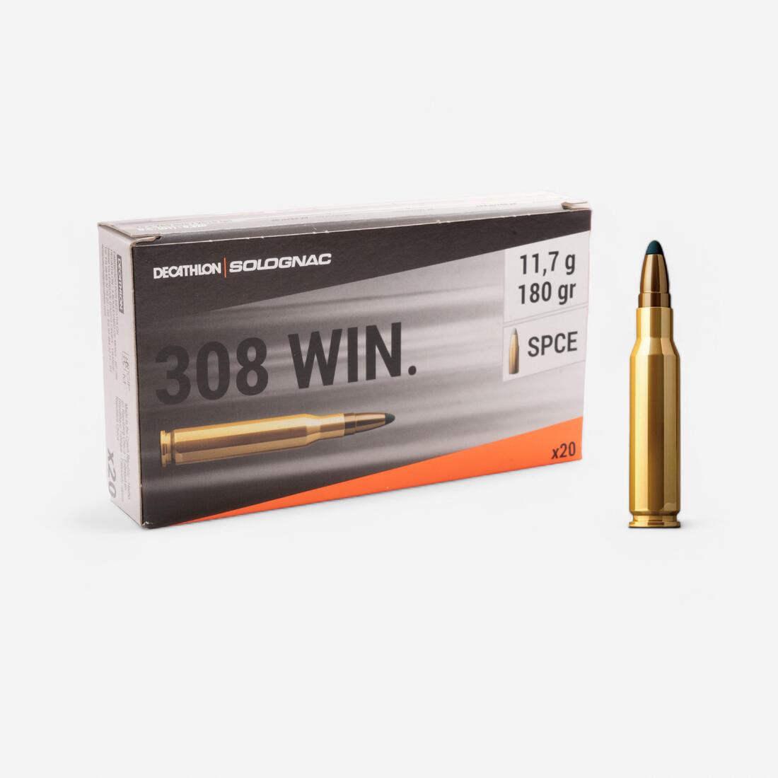 Balle 308 w. 11,7g/180gr x20