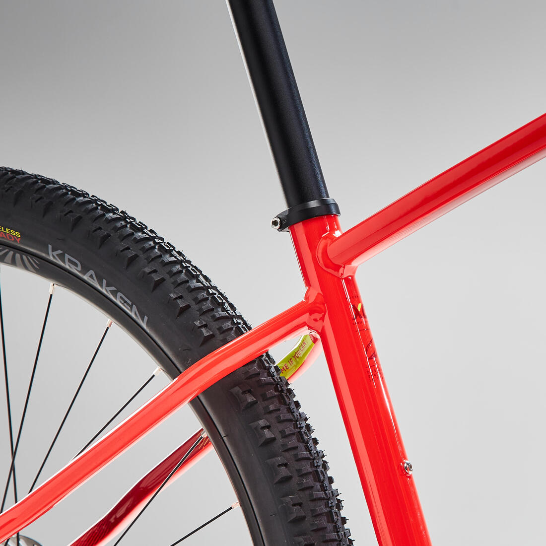 Vélo VTT cross country XC 120 cadre aluminium rouge