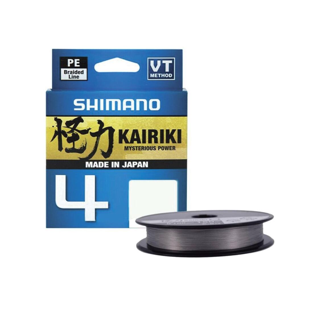 TRESSE KAIRIKI 4x 300M Steel Grey Shimano