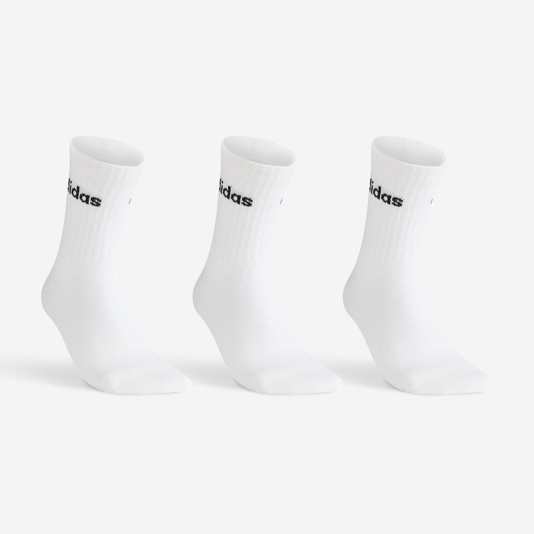 CHAUSSETTES DE SPORT HAUTES ADIDAS BLANC LOT DE 3 – Default