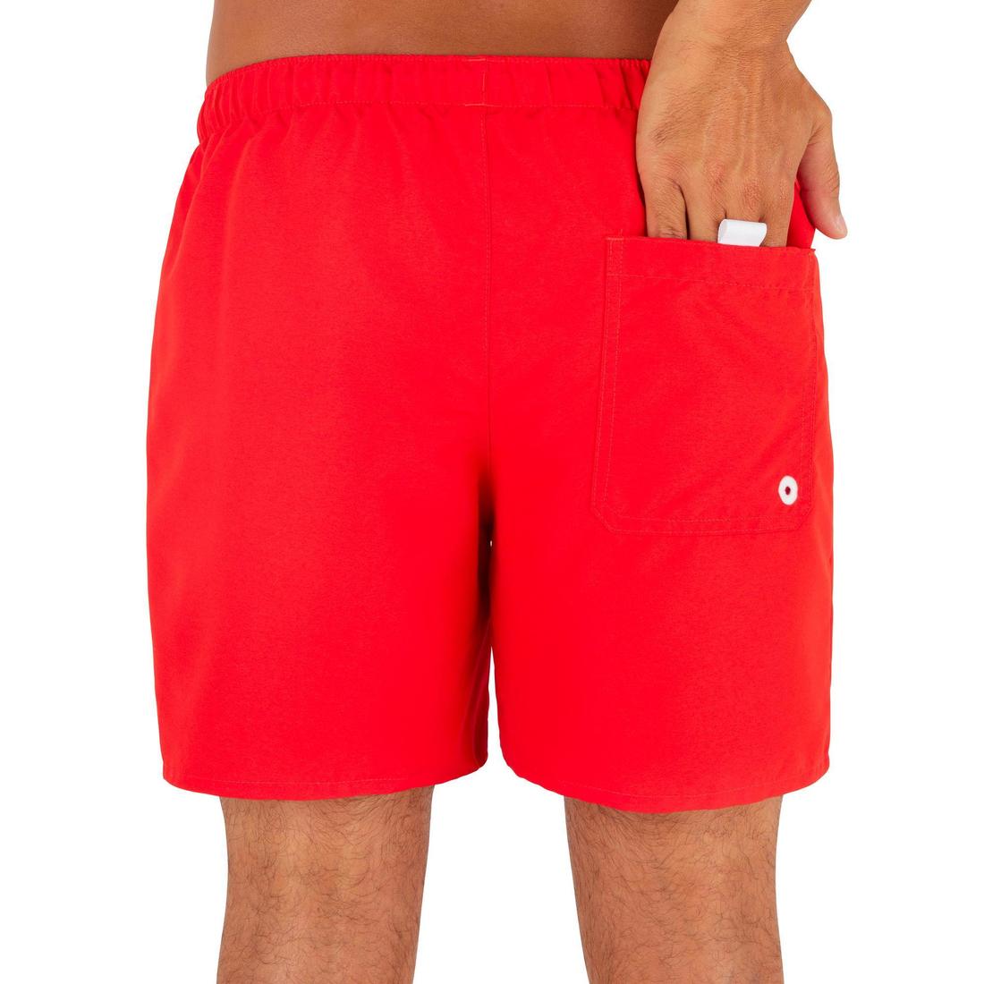 Boardshort court Hendaia NT rouge