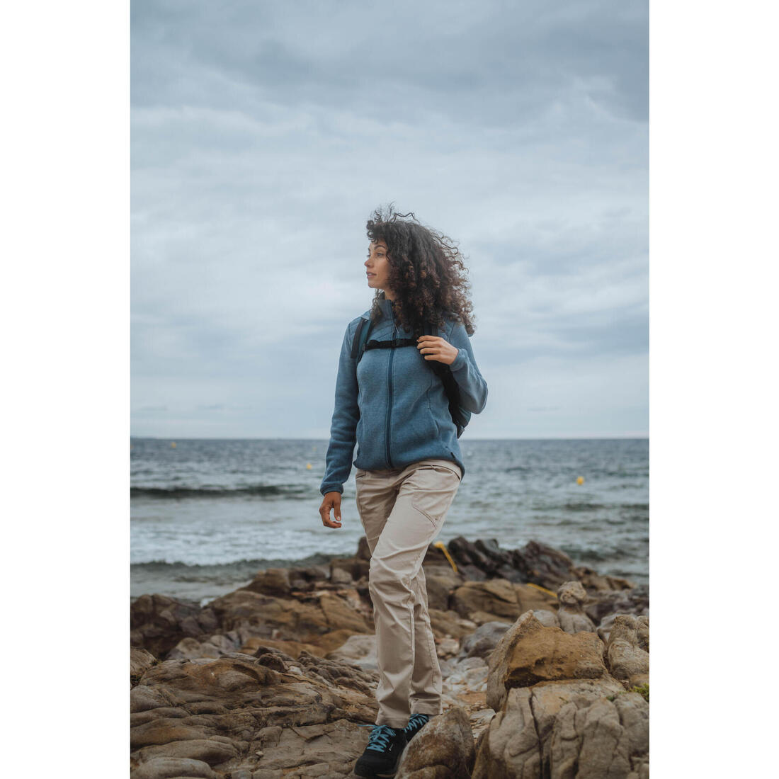 Pantalon de randonnée femme, NH500 Regular