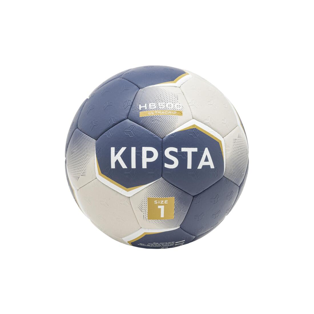 Ballon de handball taille 1 - hb500 hybride bleu/gris