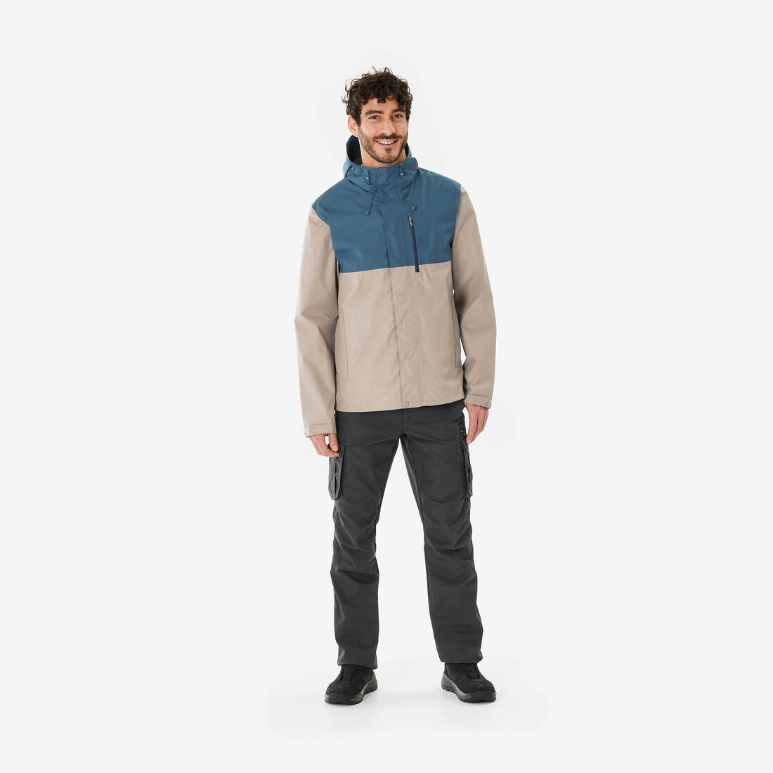 Veste de randonnée imperméable homme, NH500