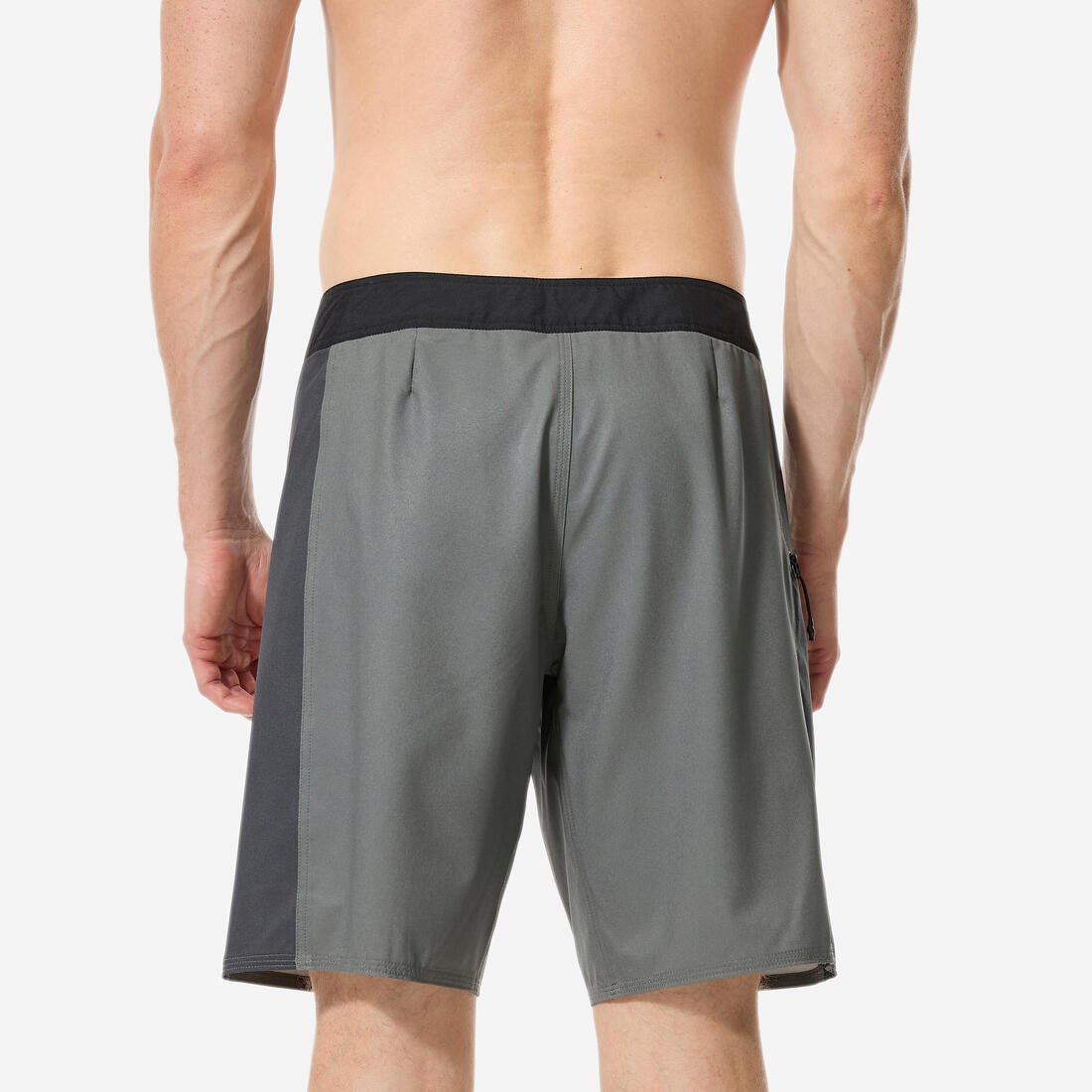 Short de bain boardshort surf long 19" homme, 500 Arch alex