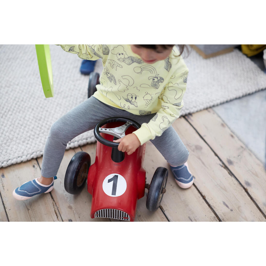 Sweat decat'oons imprimé beige baby gym enfant