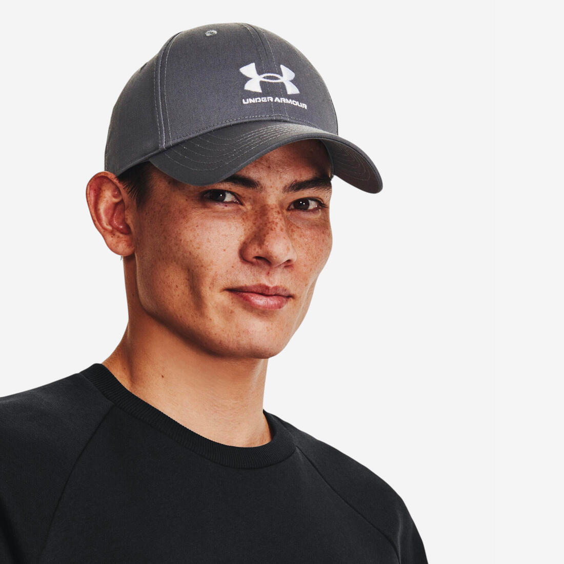 Casquette réglable Branded pour homme, grise