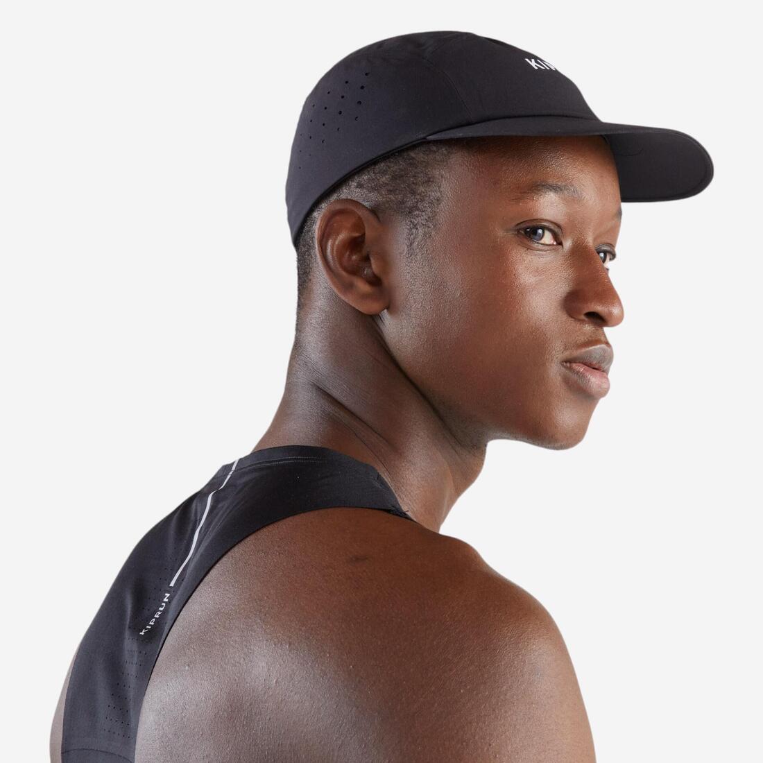 Casquette running Homme Femme, Kiprun ultra légère