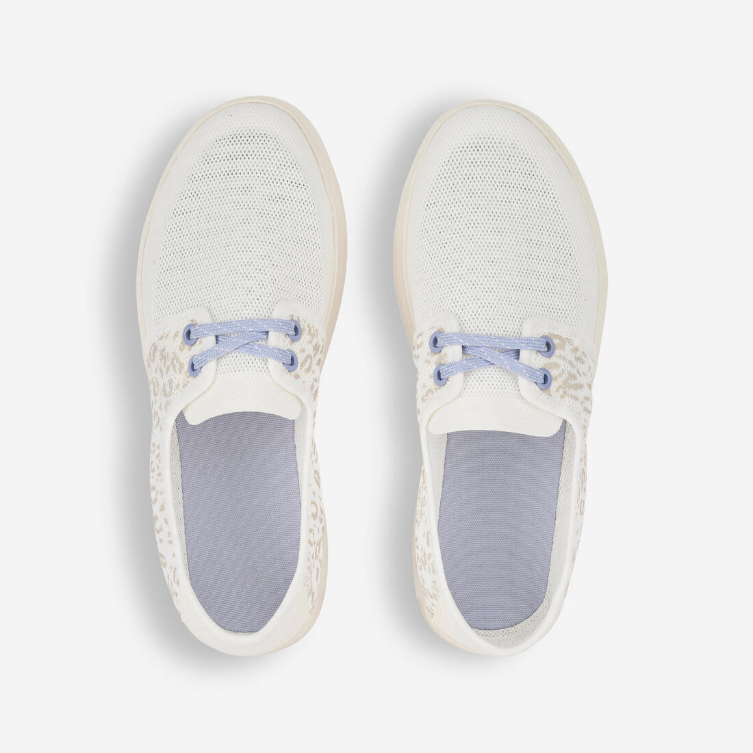 Chaussures de plage espadrilles femme, Areeta blanc léopard