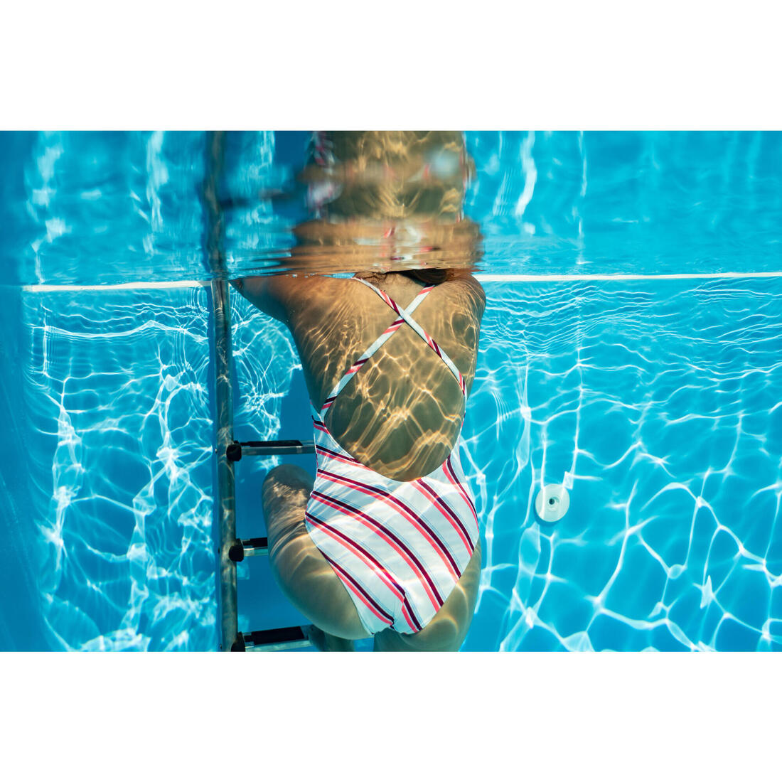 Maillot de Bain de Natation Femme 1 Pièce Lila Sharp Marine