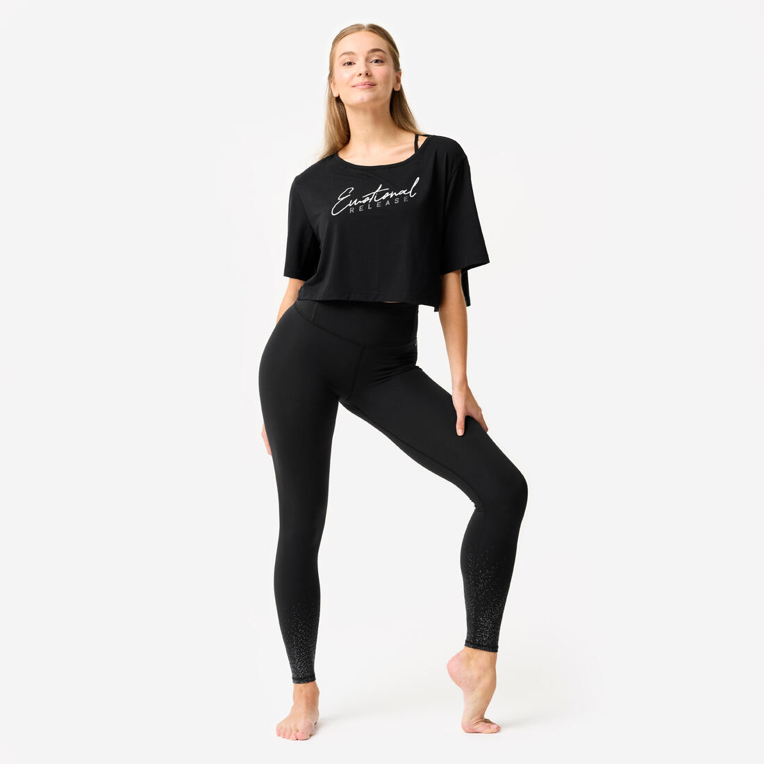 T-shirt danse modern jazz crop femme