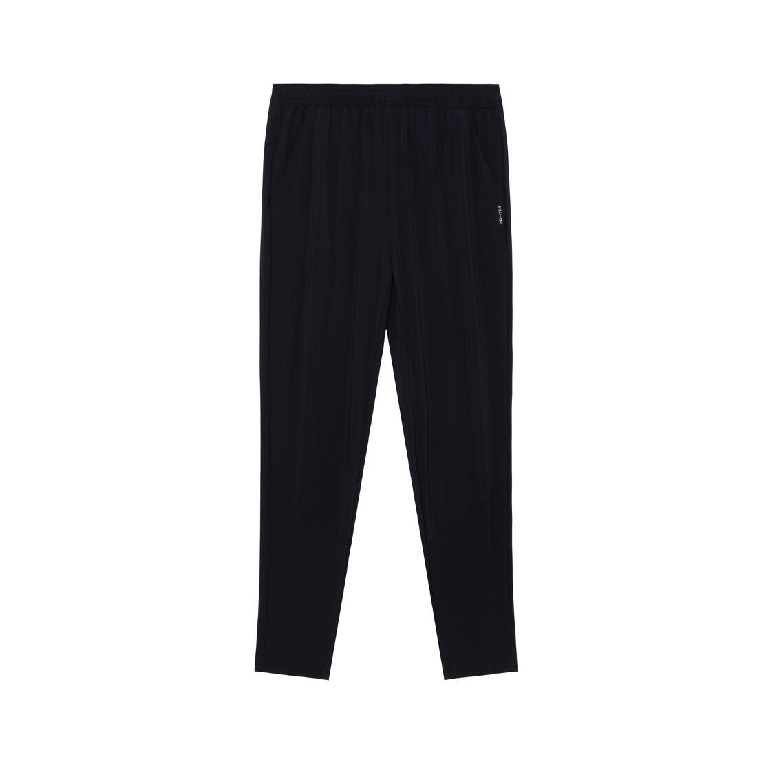 Pantalon de jogging coupe carotte et extensible, noir