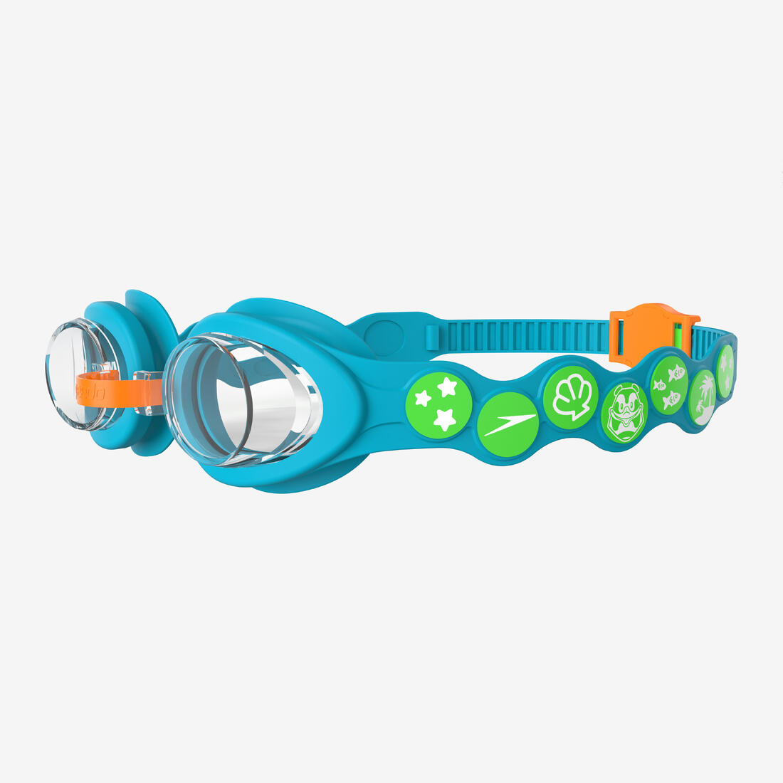Lunettes de natation Unisexe Enfant 0-7 ans - Speedo bleu vert