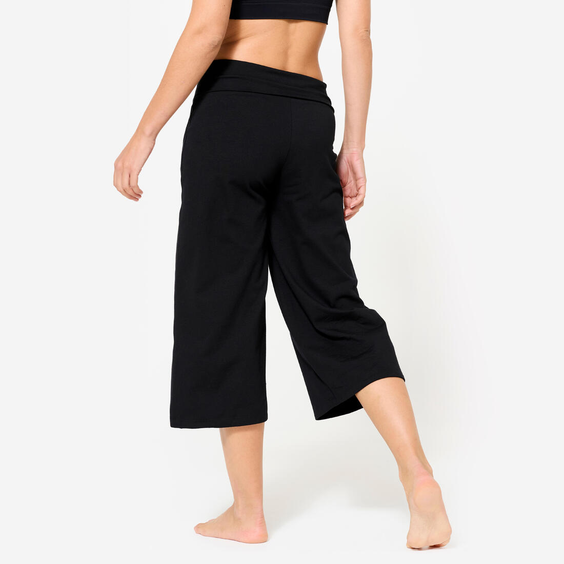 Corsaire de yoga coton  taille haute femme