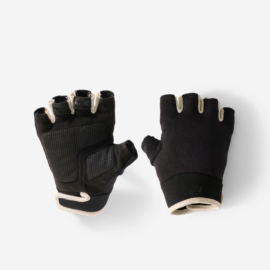 Gants velo enfant 500 noir 8-12 ans
