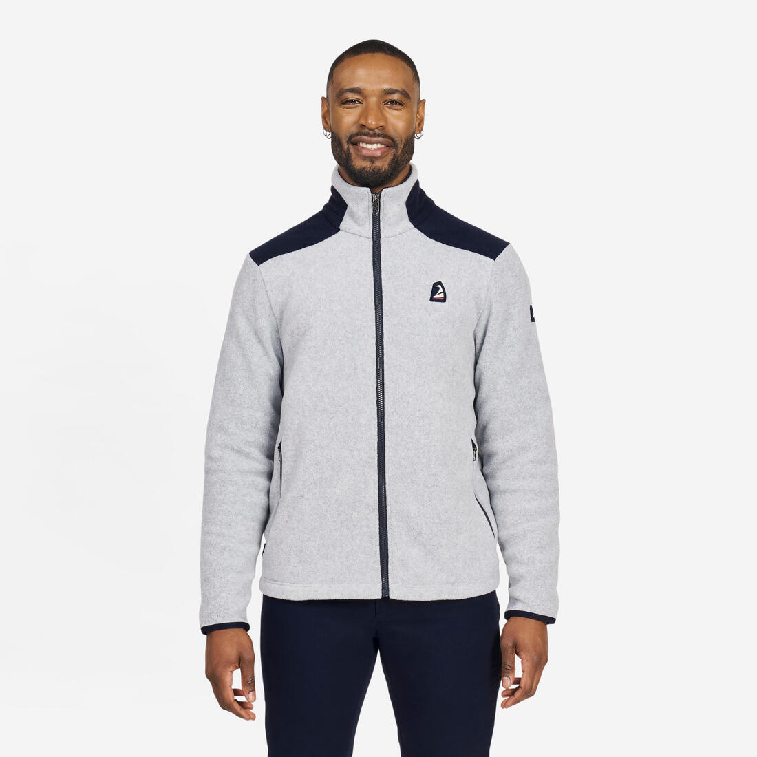 Polaire chaude de voile homme, 100 chiné