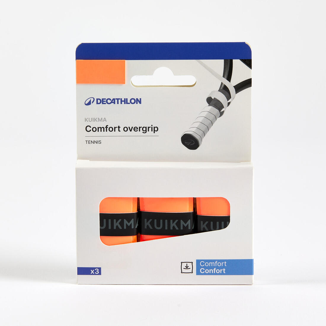 SURGRIP DE TENNIS CONFORT JAUNE LOT DE 3
