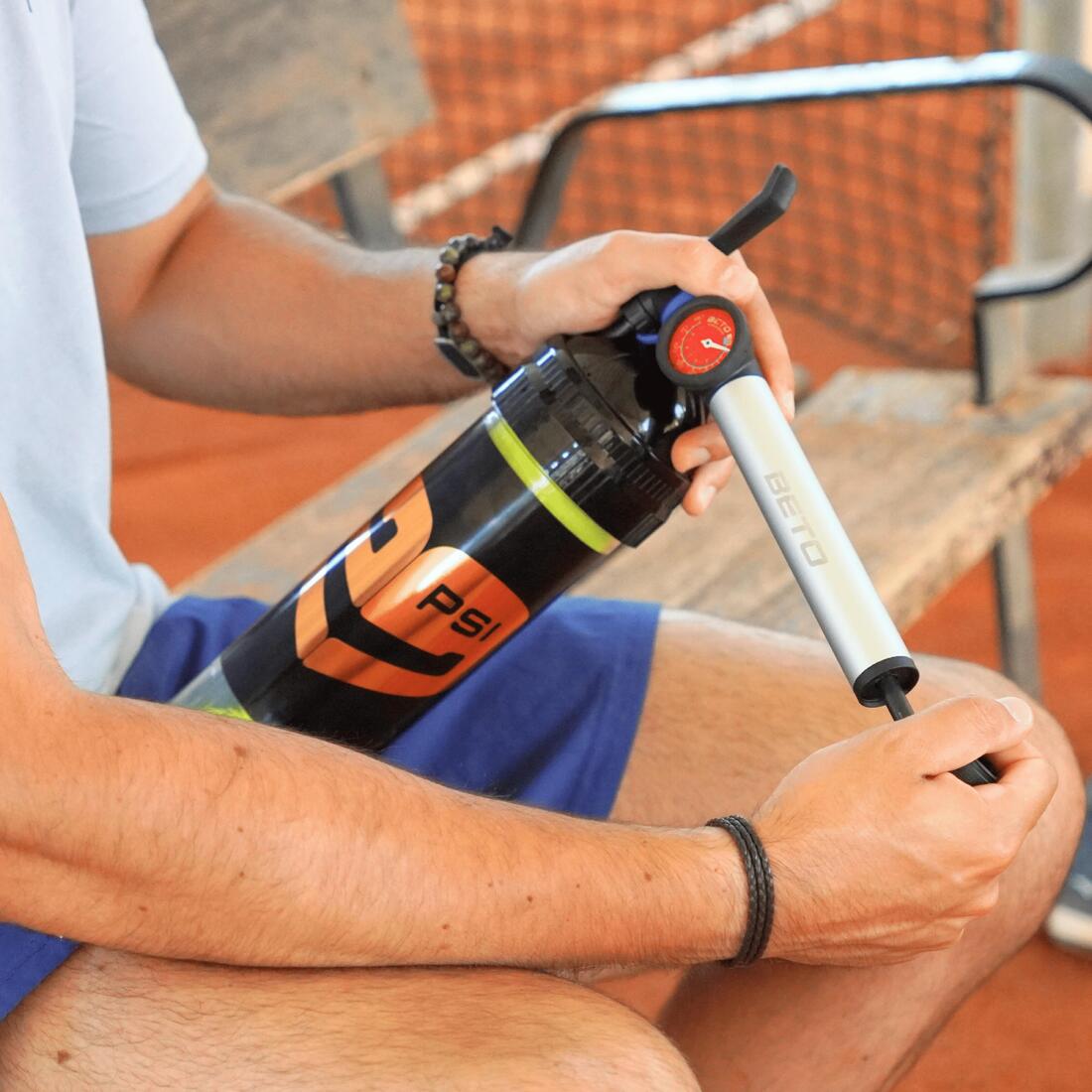 Pressurisateur de balles de tennis 4 balles - TuboX4 29PSI + pompe