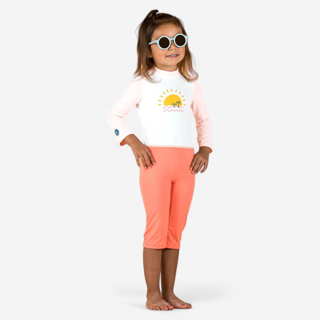 Combinaison de natation anti uv bébé / enfant manches longues imprimé