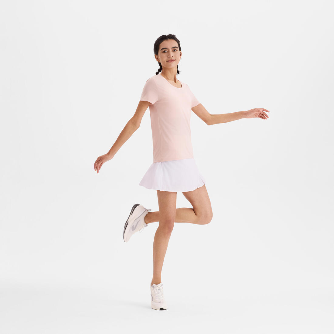 Chaussures de Running Femme, Kiprun Kipcore blanche