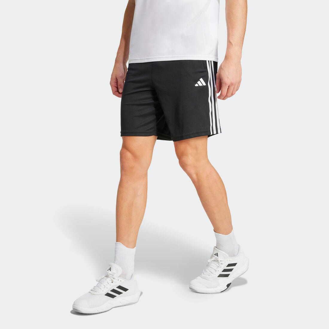 Short de fitness pour homme, noir