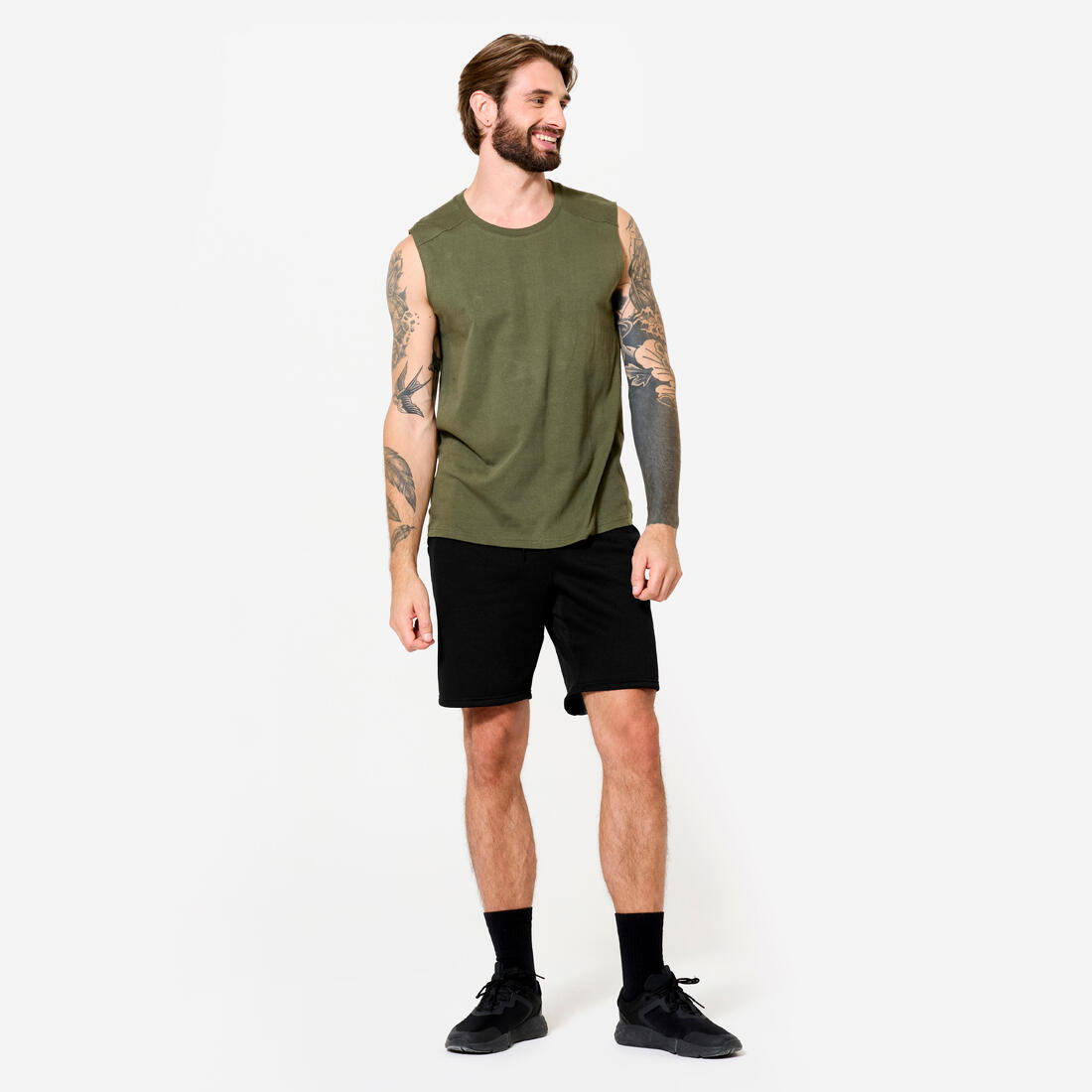 Débardeur extensible Fitness Homme - 500