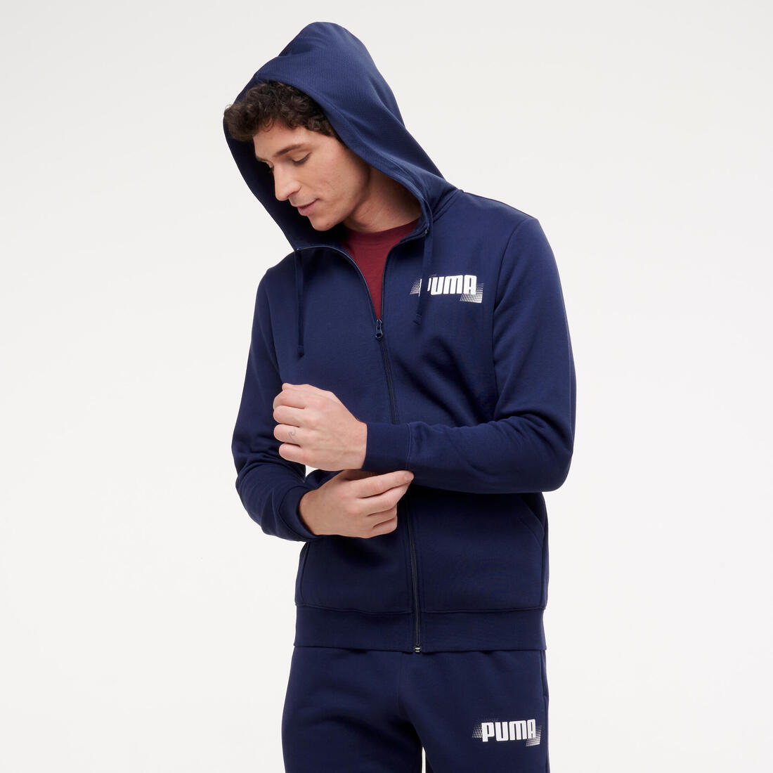 Sweat zippé de fitness homme