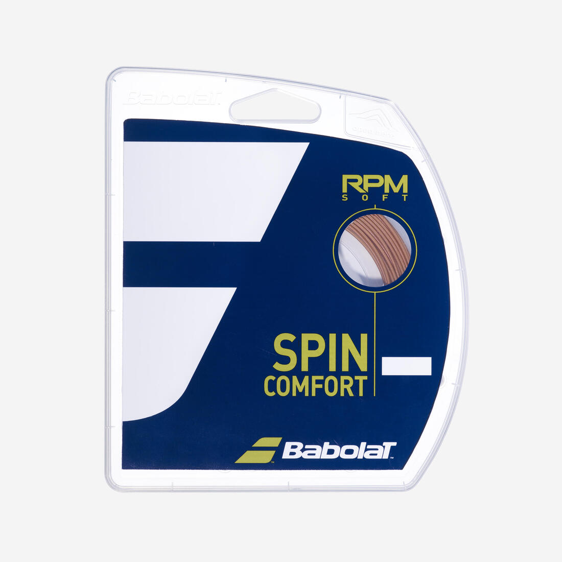 Cordage de tennis monofilament Babolat rpm soft 1.25 mm,  gris.