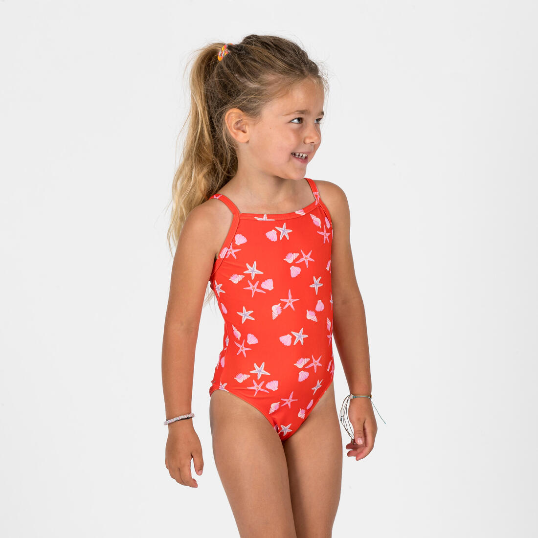 Maillot de bain bébé fille une pièce rose avec imprimé fruits
