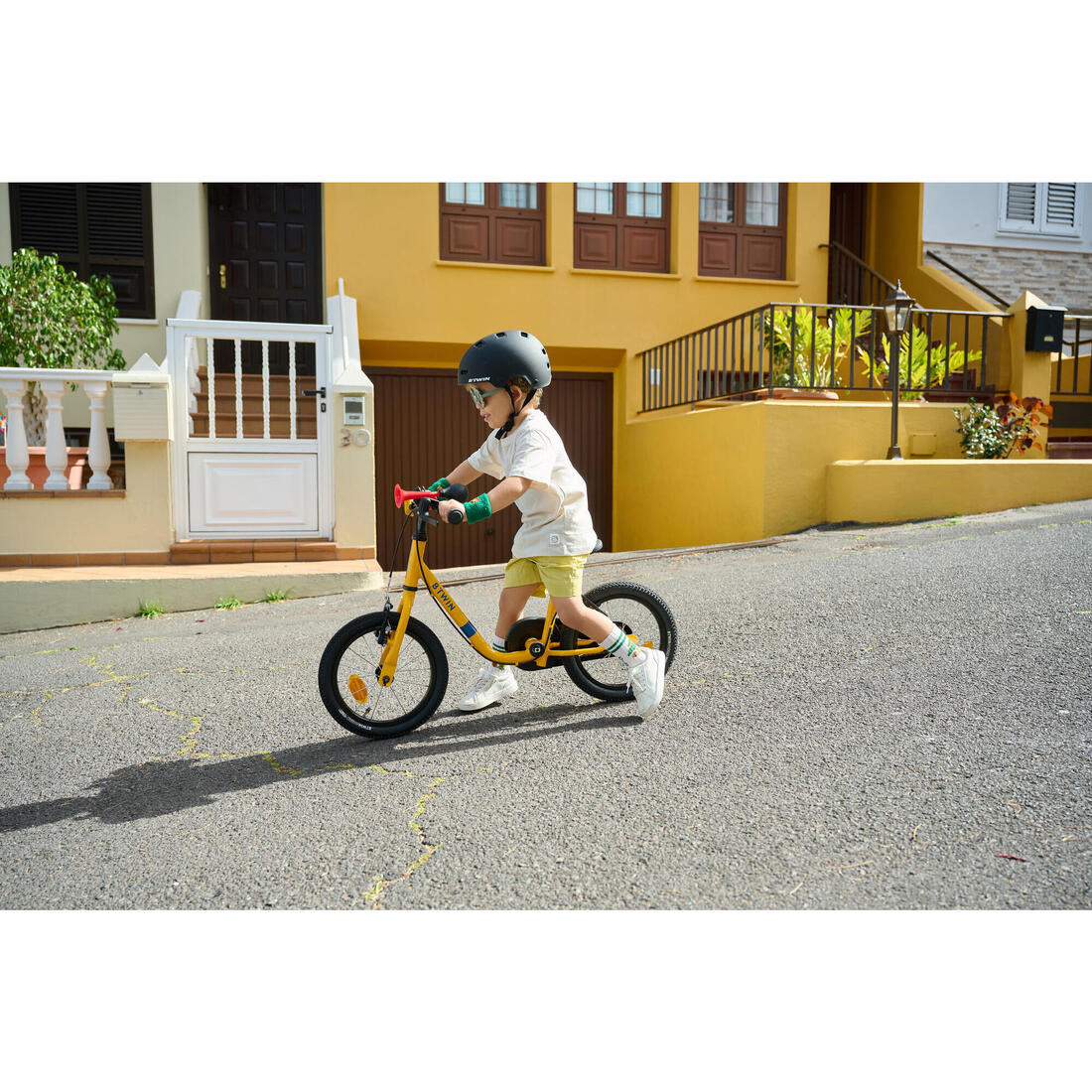 VELO ENFANT 2EN1 DRAISIENNE 3-5 ANS 14 pouces - DISCOVER 500