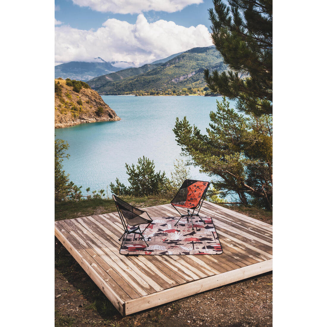 Plaid couverture confort pour pique nique et camping - 170 x 140 cm