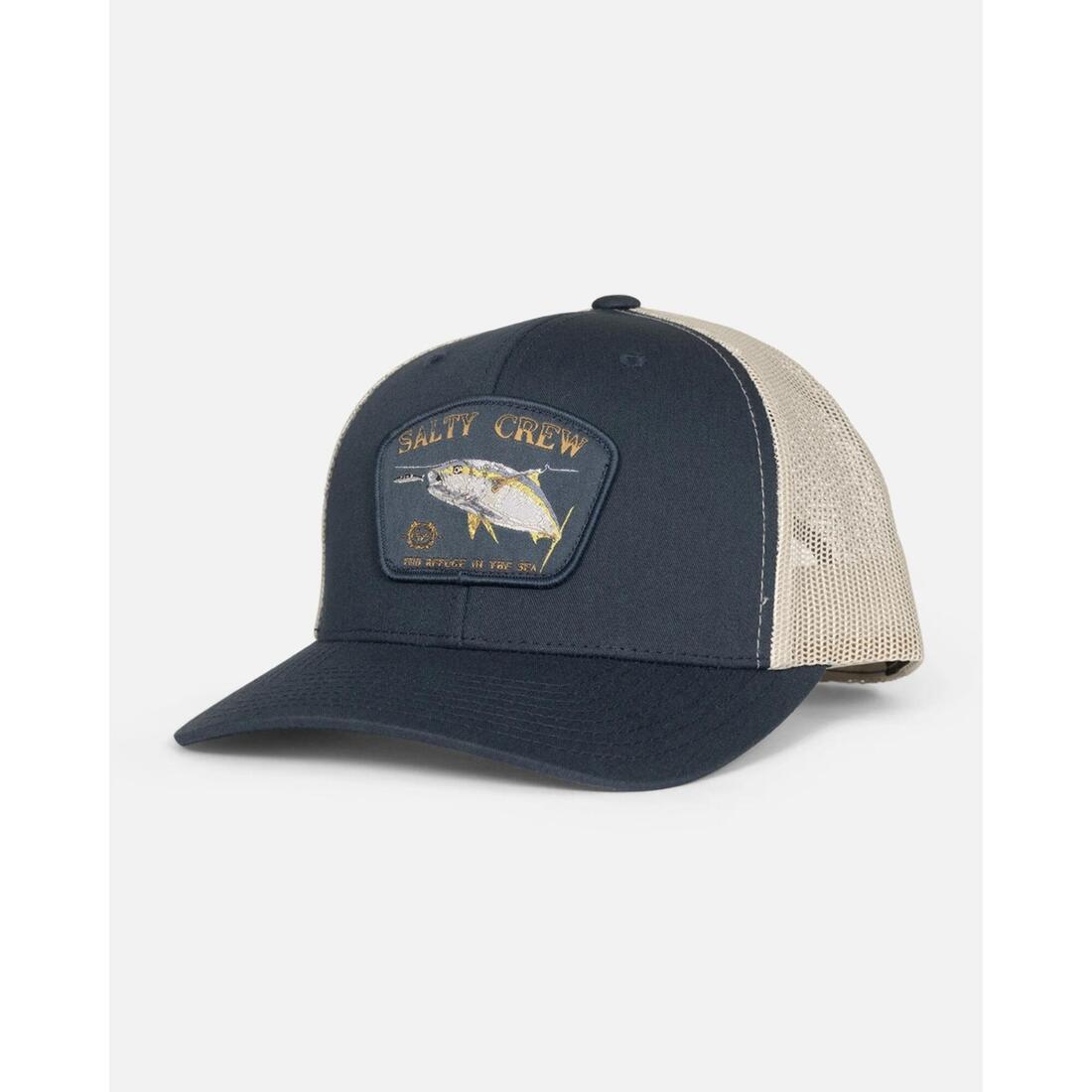 CASQUETTE Surface Retro Trucker - Navy Silver - SALTY CREW