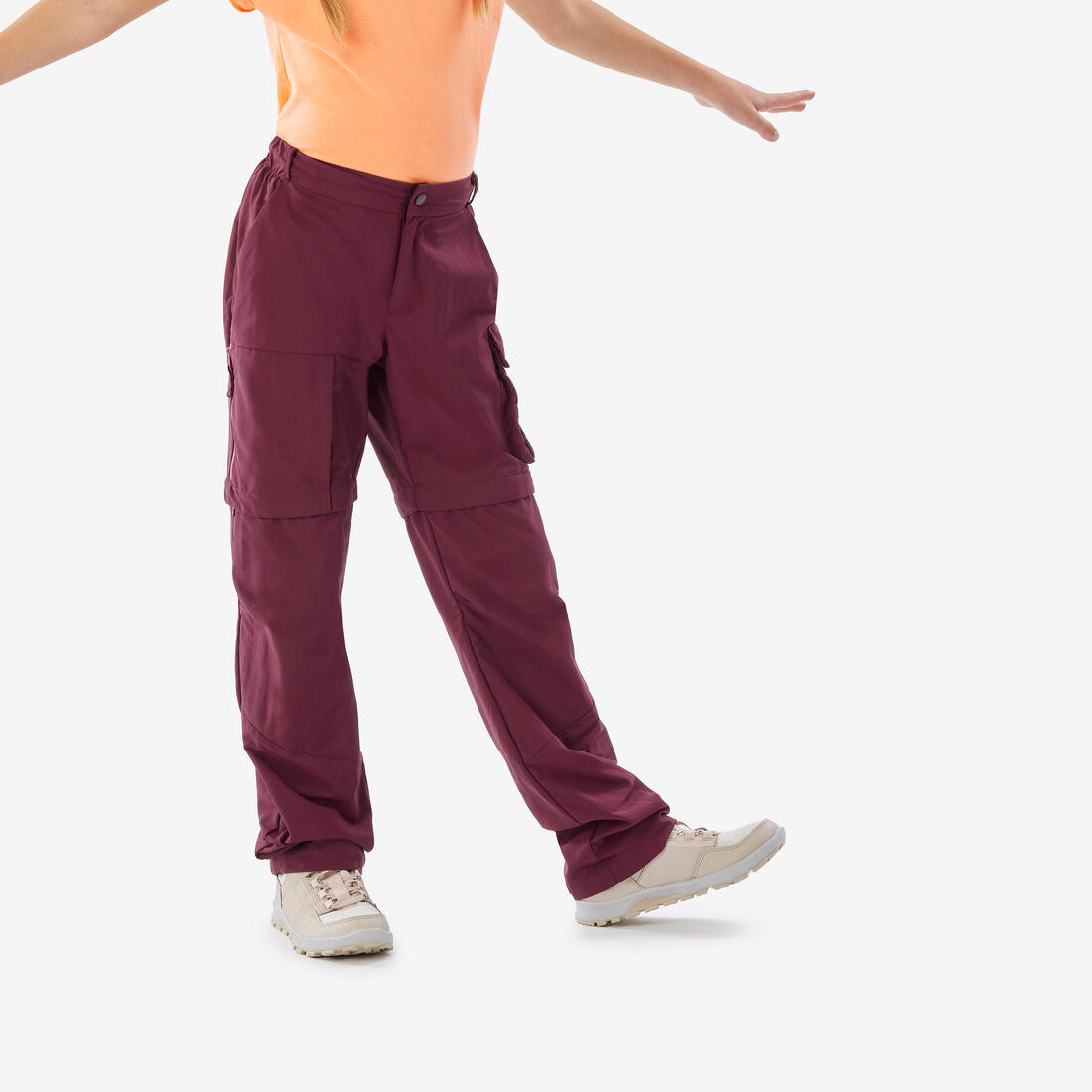 Pantalon modulable de randonnée enfant 7-15 ans, MH500