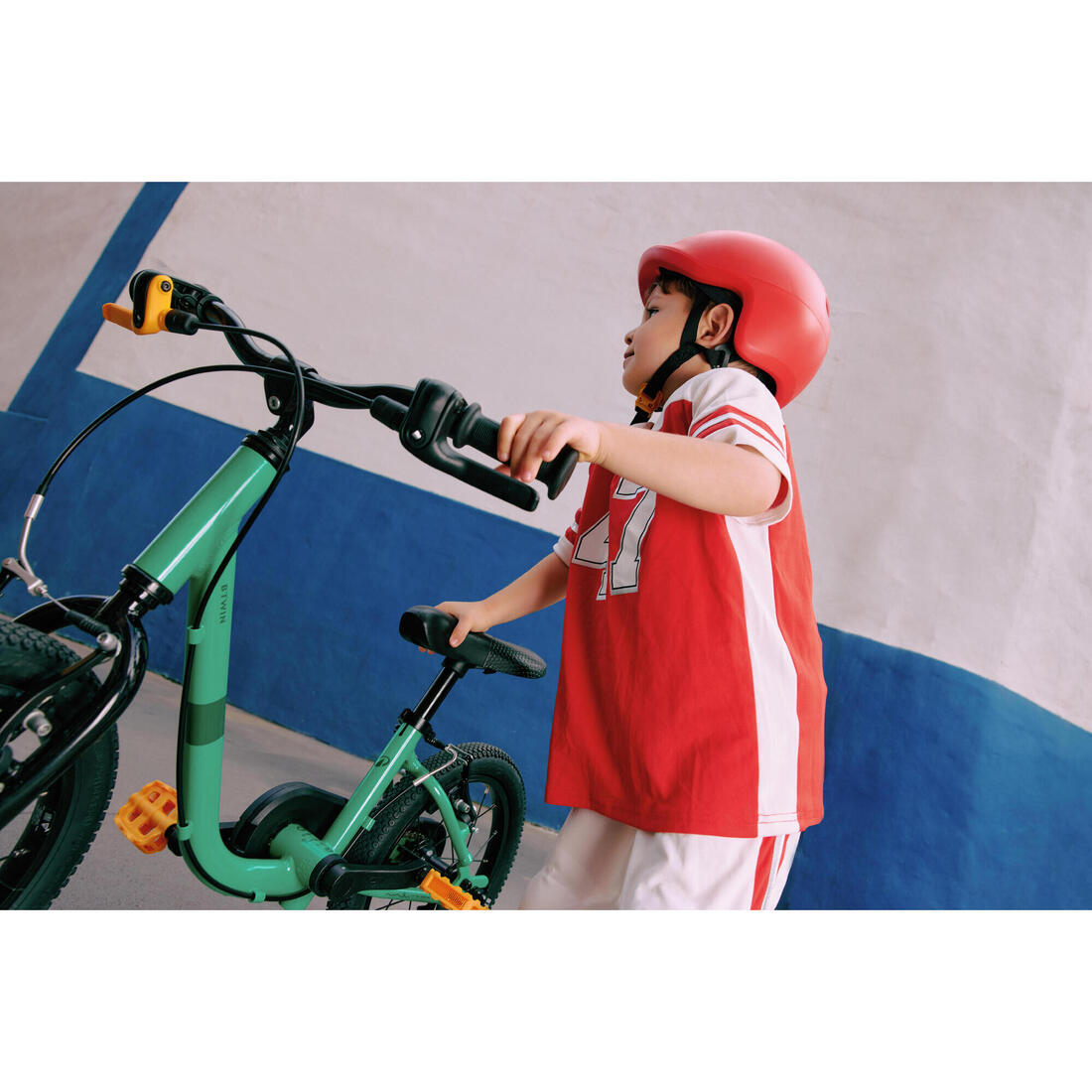 Casque velo enfant 47-55 cm, play 500