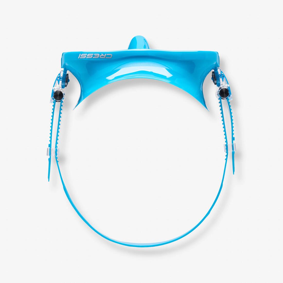 Masque Plongée CRESSI Frameless, sans cerclage avec surmoulage, F1 Turquoise