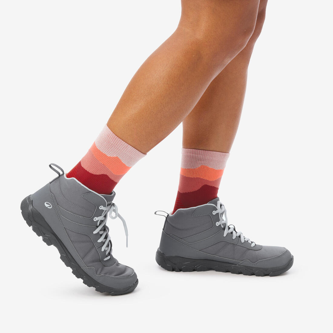 Chaussures de randonnée femme, NH50 Mid gris