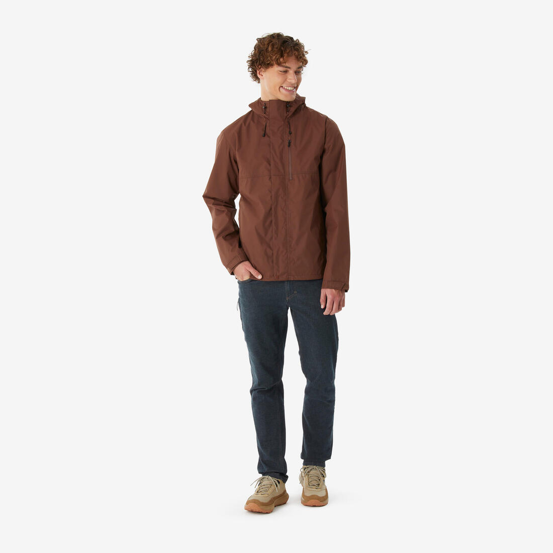 Veste de randonnée imperméable homme, NH500
