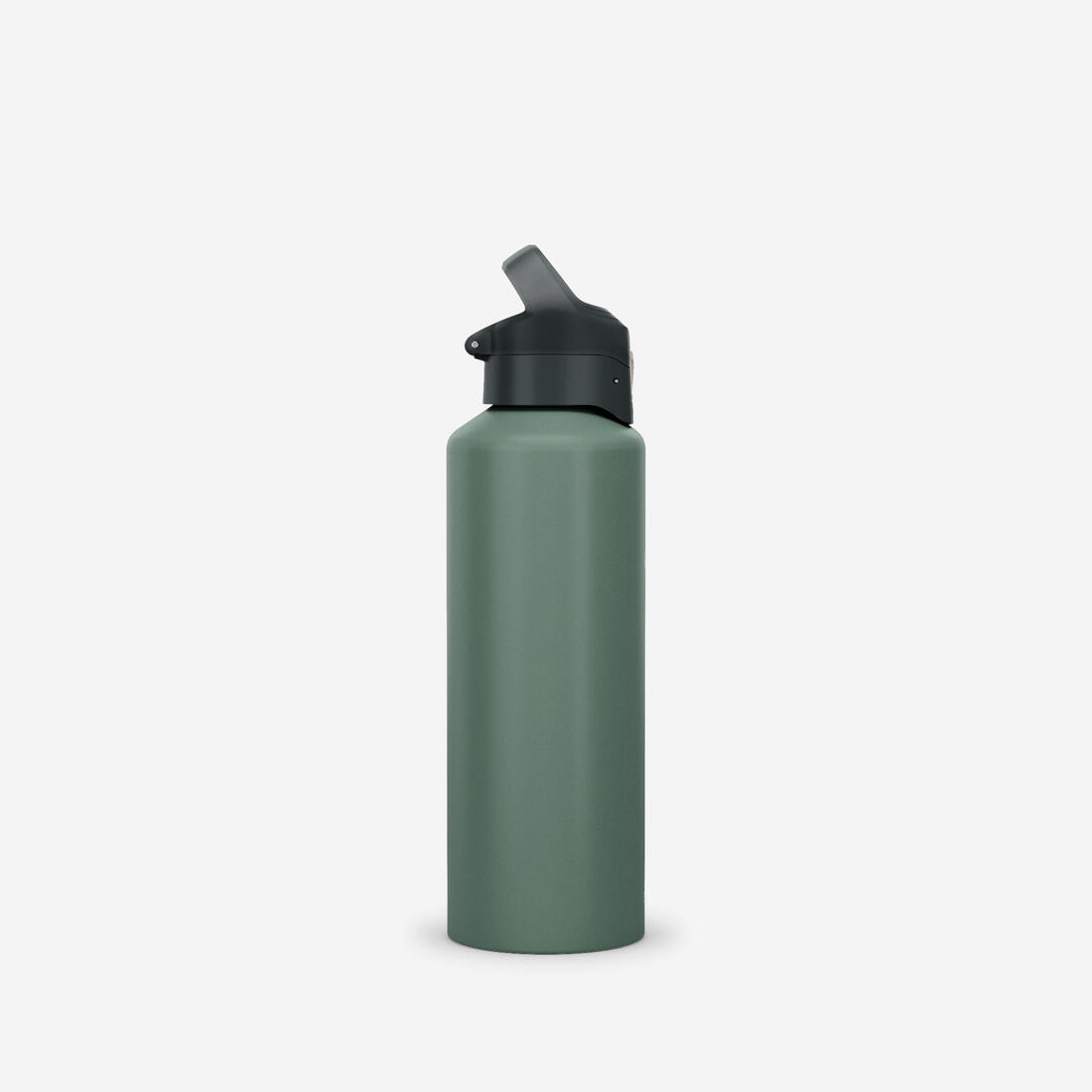 Gourde alu 1L avec bouchon instantané, composée à 100% d’alu recyclé