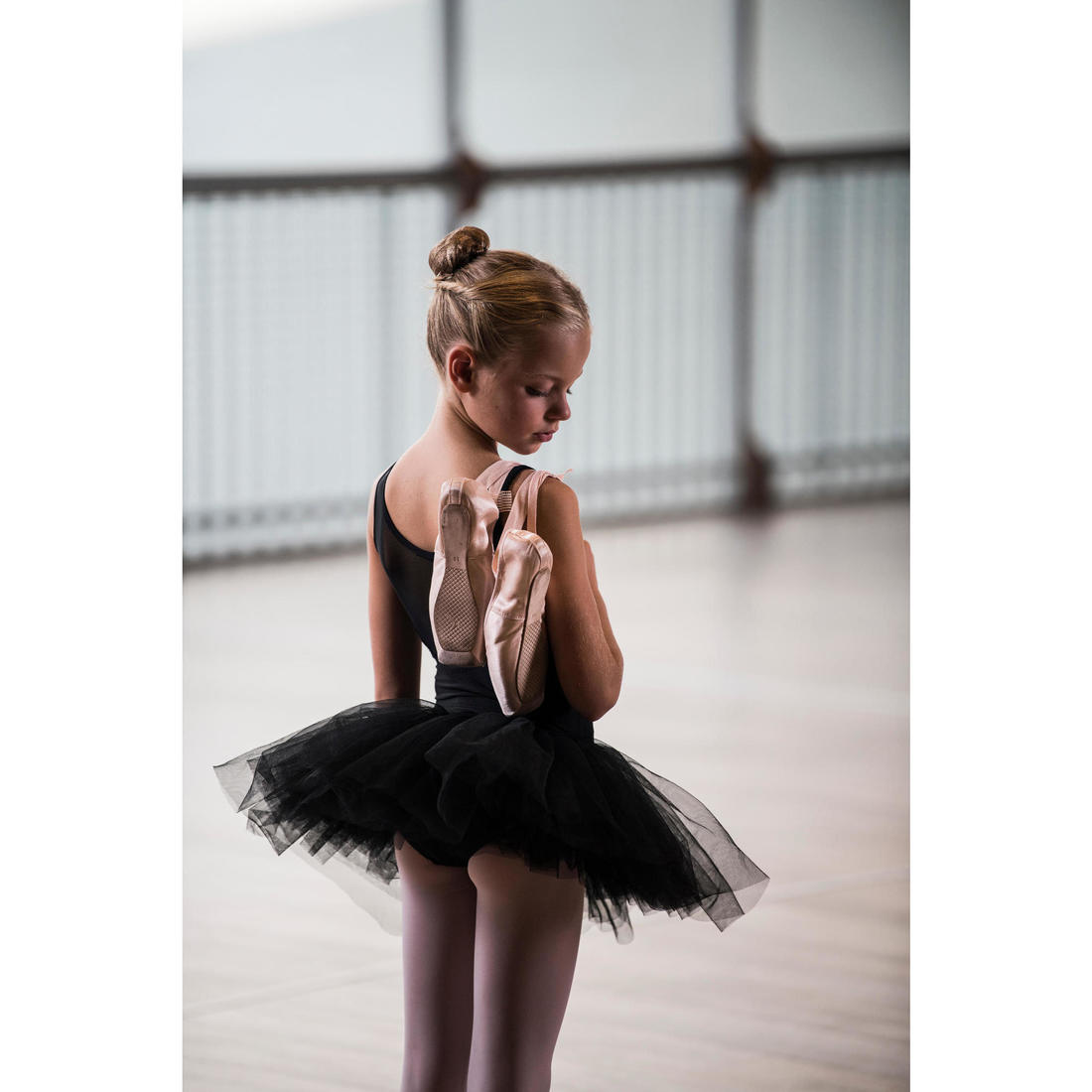 Justaucorps danse classique bi-matière fille