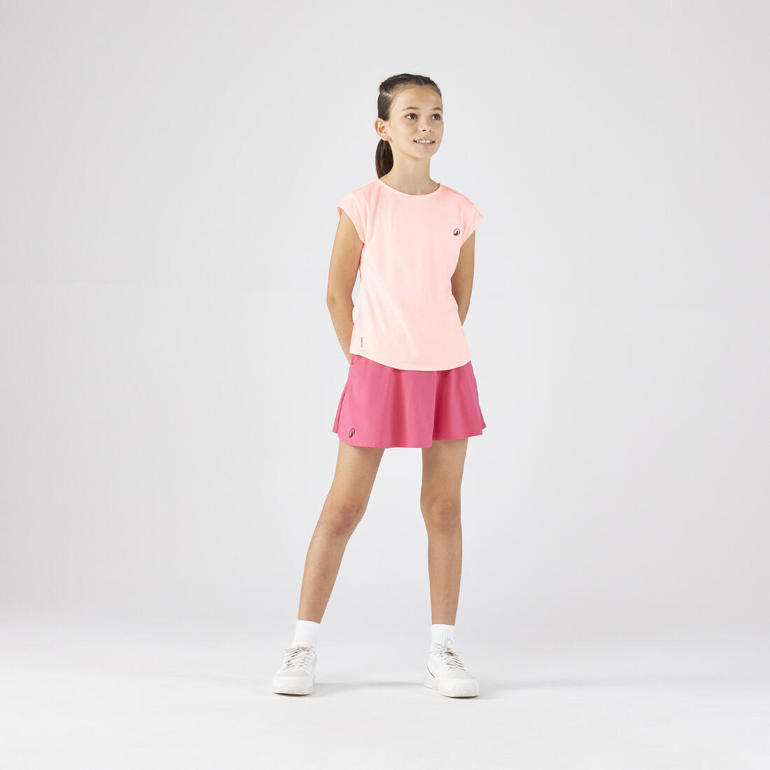 T-shirt de tennis fille - TTS500
