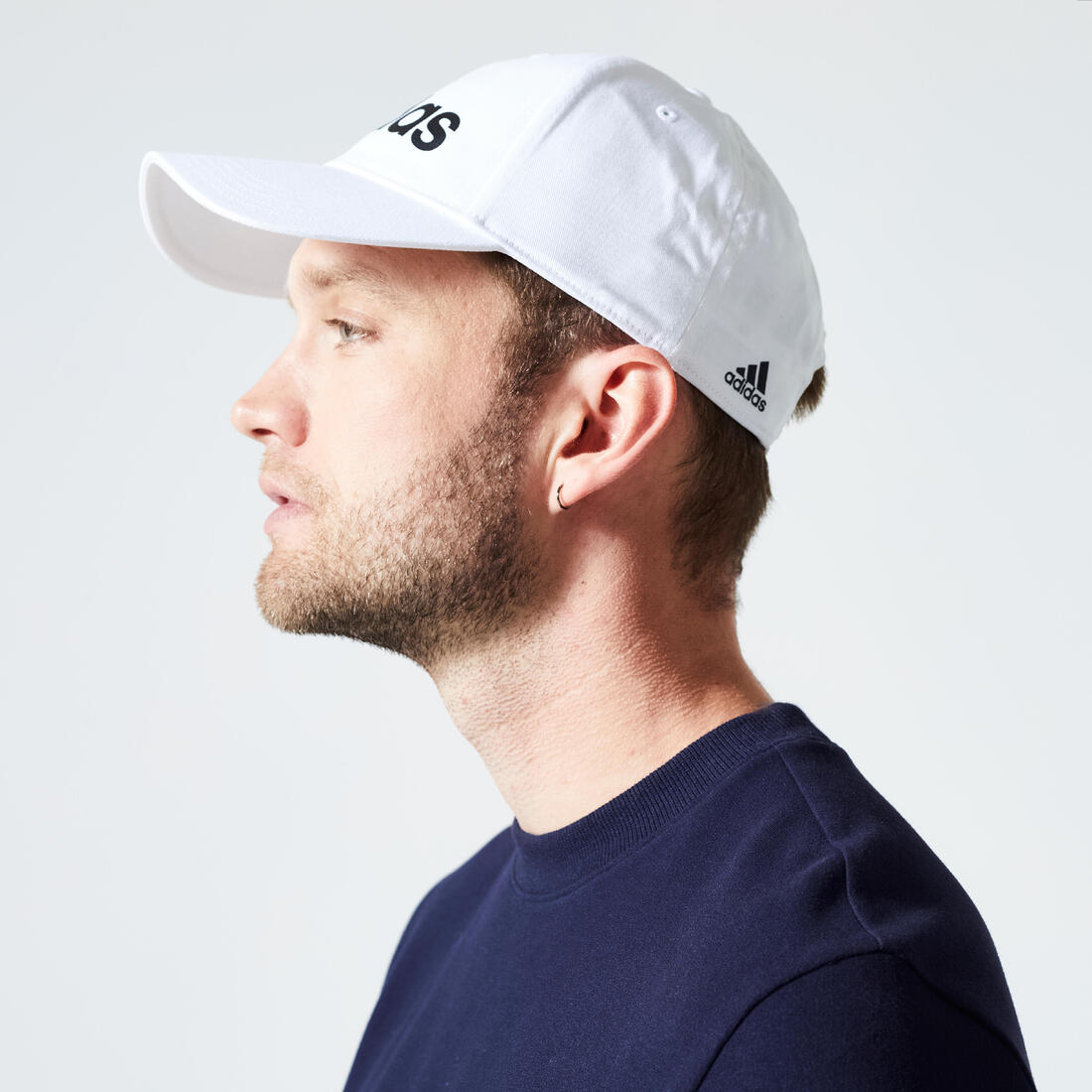 Casquette de sport ajustable, blanc