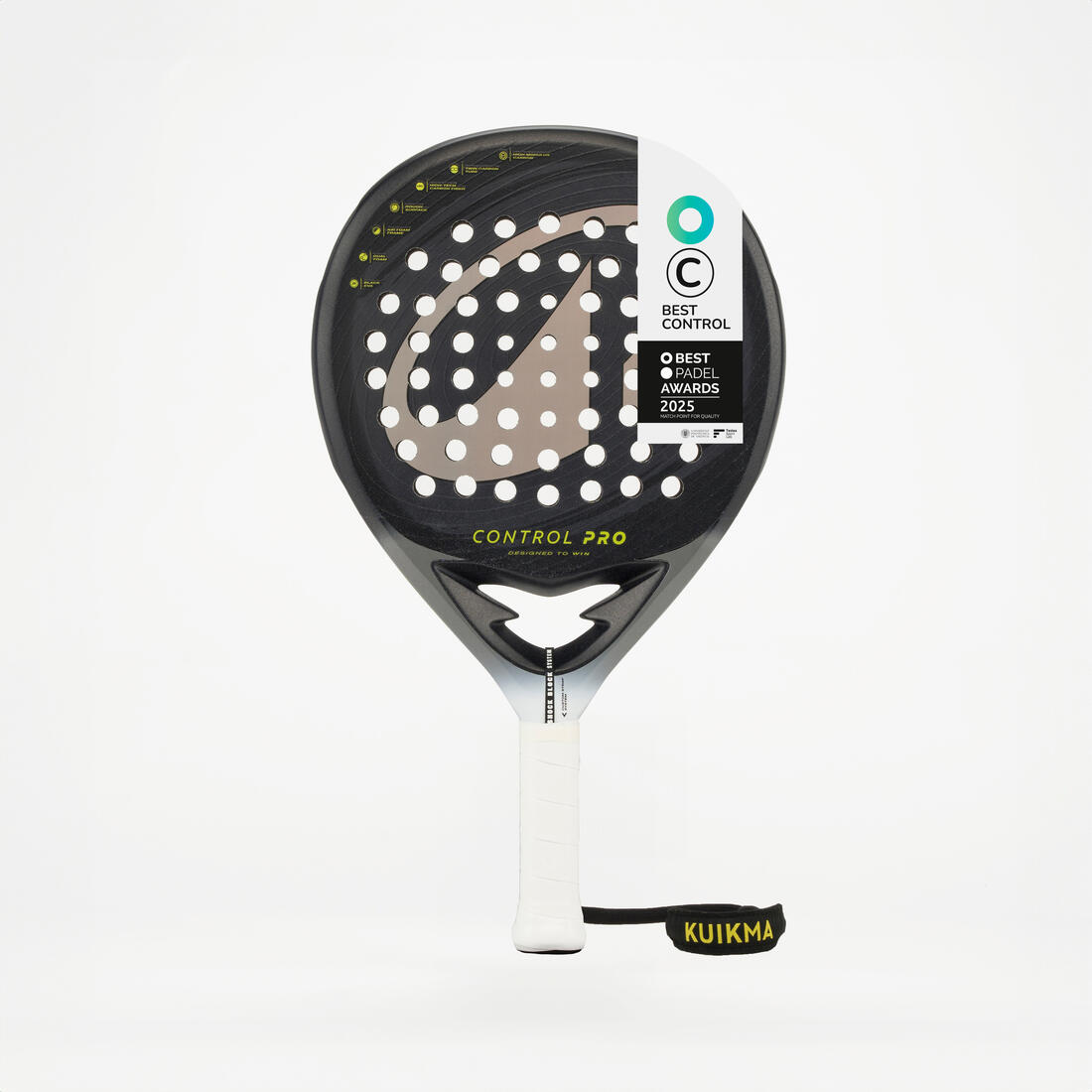 Raquette de padel adulte - Kuikma Control Pro avec Custom Strap System