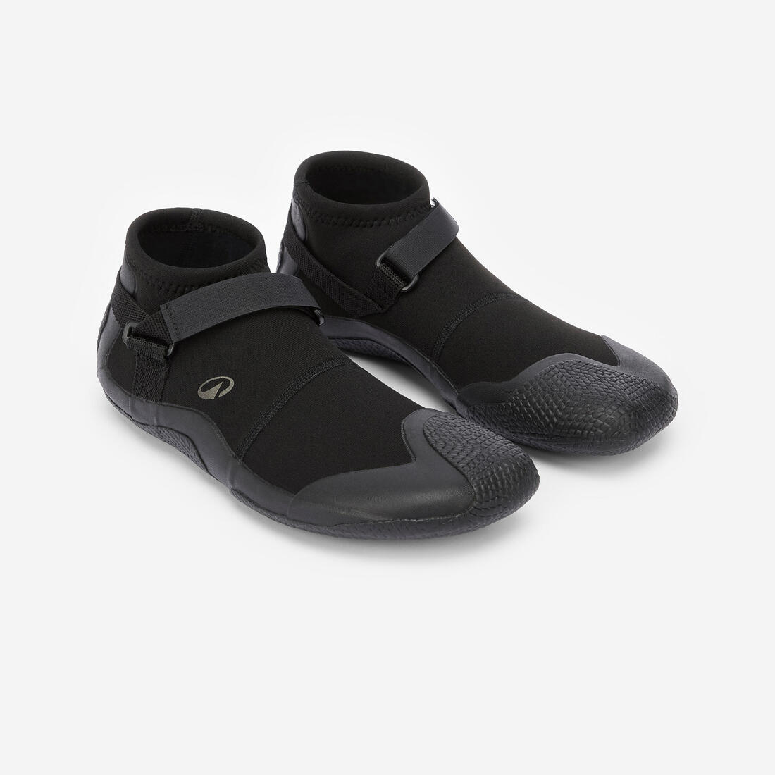 Chaussons bas de surf et windsurf caoutchouc naturel 3 mm - 100 noir